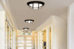 E27 Shielded Aluminum Bulkhead Luminaire for industrial and commercial lighting.