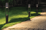 LED garden bollard lighting for outdoor pathways and landscapes.