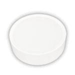 Circular surface LED down light for surface mounting and modern lighting design.