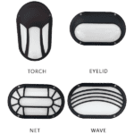 E27 aluminum bulk head light for industrial and outdoor use.