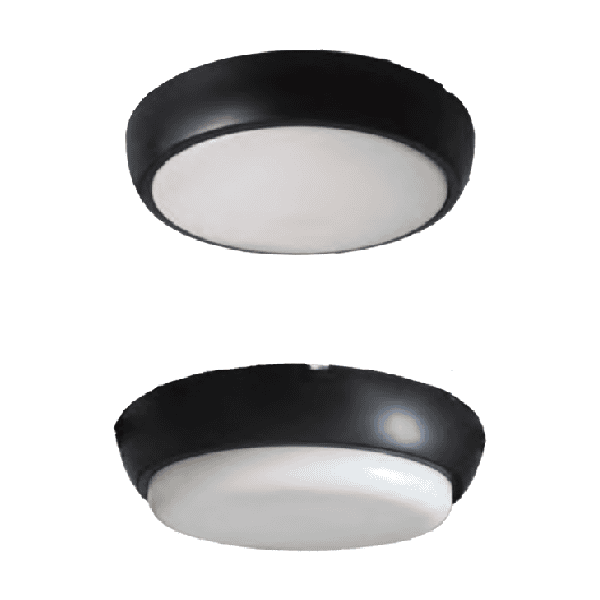 LED plastic ceiling light for contemporary interiors, energy-efficient and sleek design.