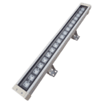 LED wall washer light for architectural and event lighting applications.