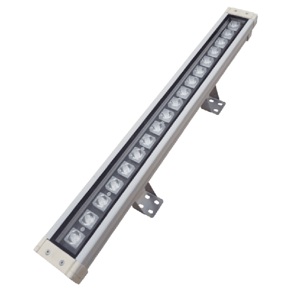 LED wall washer light for architectural and event lighting applications.