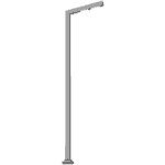 LED decorative pole for outdoor lighting and decoration. Modern design suitable for streets, parks,.