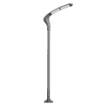 LED Ganso Pole with modern design for efficient outdoor lighting solutions.