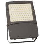 High-power 200W LED flood light for outdoor illumination and security lighting.