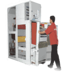 High-voltage SEGA-M switchgear for reliable power distribution up to 25 kA.