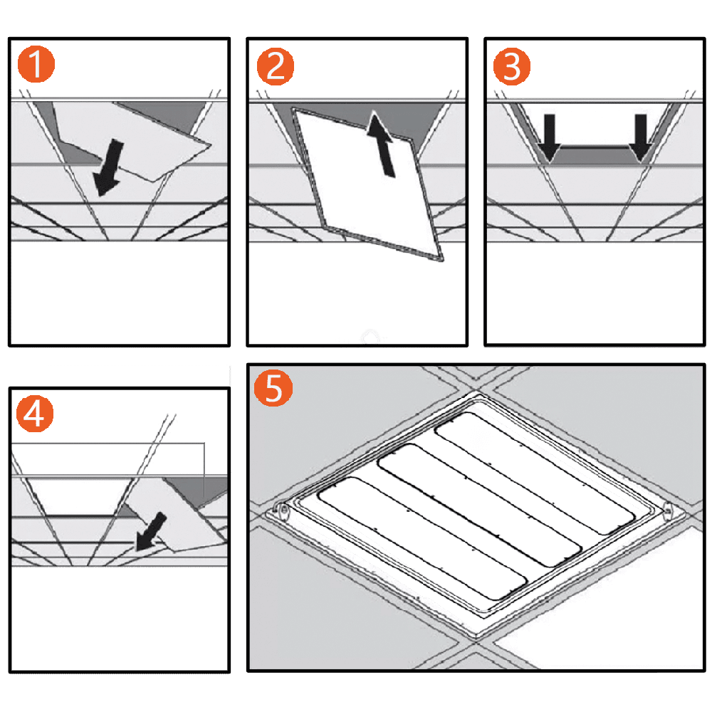 LED backlight grill for enhanced lighting and aesthetic appeal.
