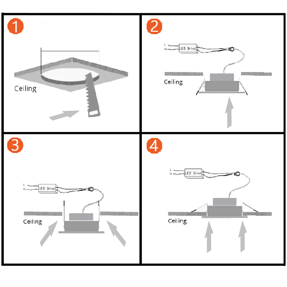 LED SMD Down Light for Modern Indoor Lighting.