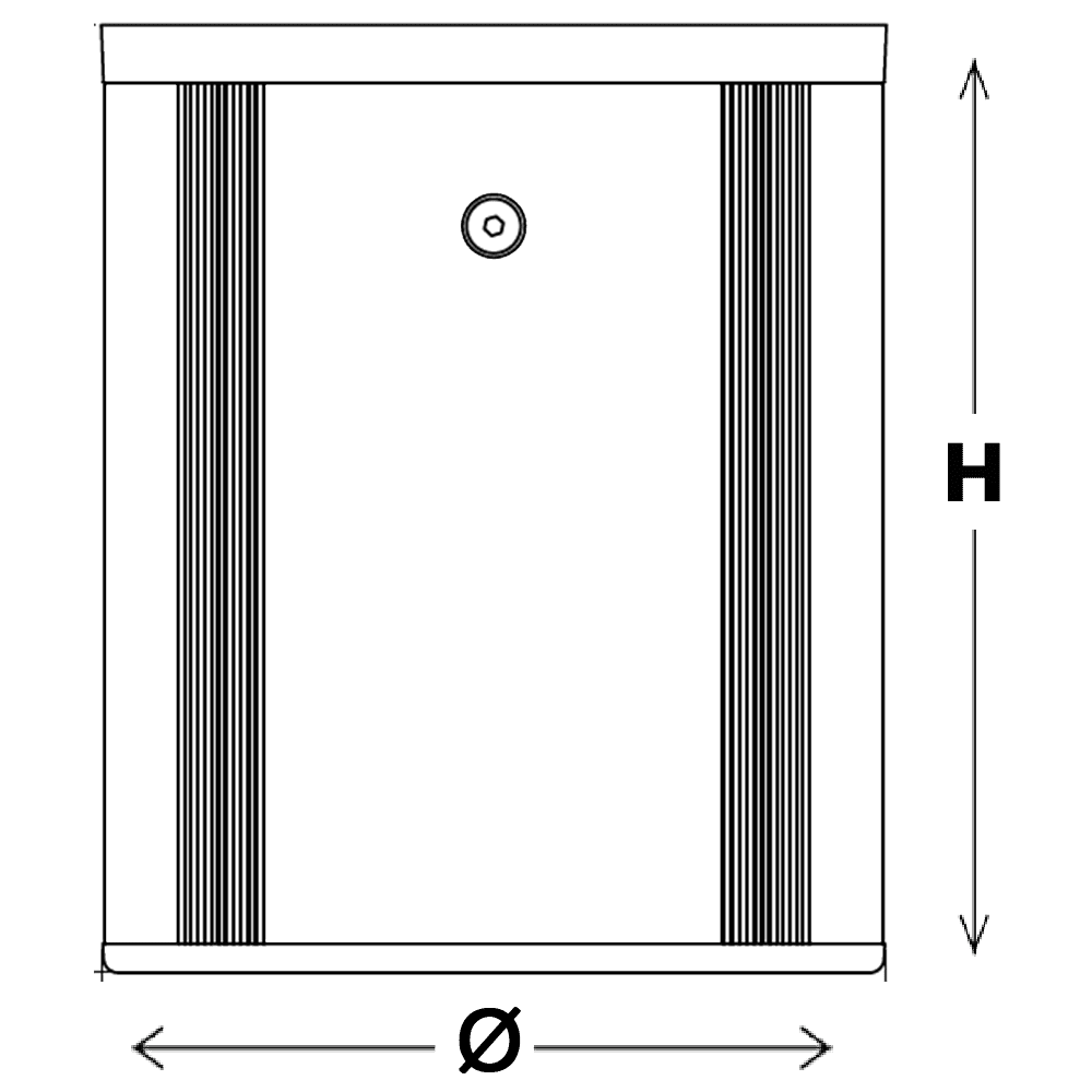 LED down light for surface mounting, energy-efficient lighting solution.