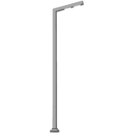 LED decorative pole for outdoor lighting and decoration. Modern design suitable for streets, parks,.