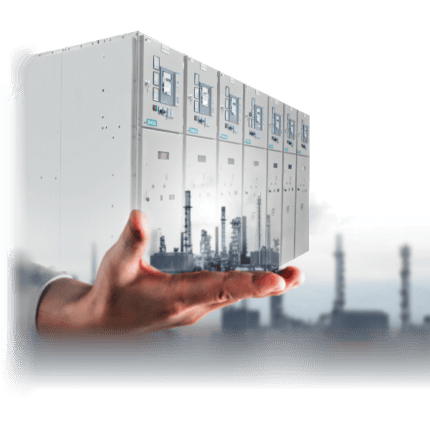 SEGA M SIMOPRIME A4 24kV AIS switchgear for reliable power distribution.