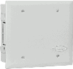 Metal junction housing for professional wiring and electronics.