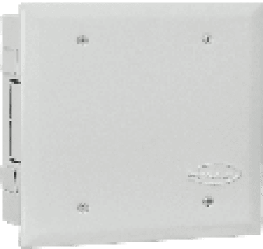 Metal junction housing for professional wiring and electronics.