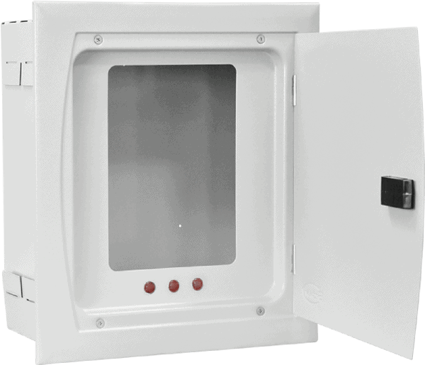 Electronic 3-phase KW/H meter for industrial electrical systems.