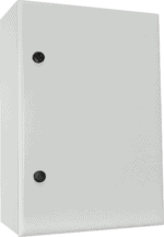 Enclosure wall-mounted IP65 rated for outdoor and industrial use.