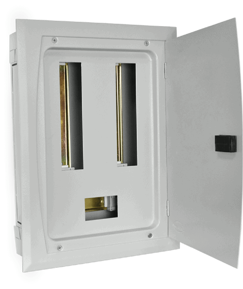 SEGA-M 12 Line Vertical Distribution Panel with Incomer for electrical distribution.