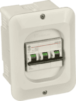 Circuit breaker electrical housing for professional use.