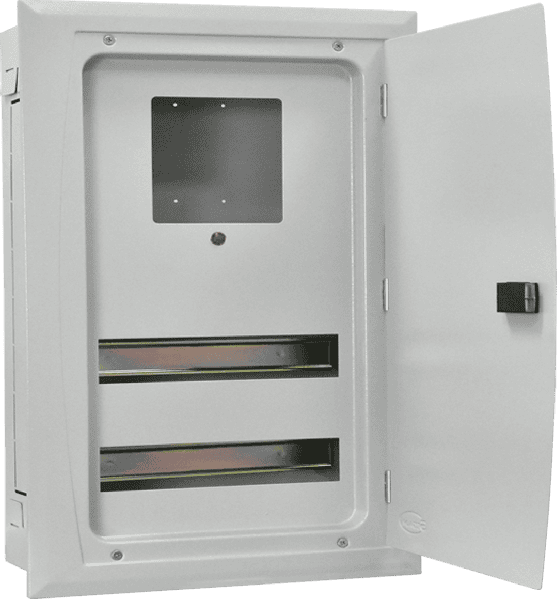 Distribution panel with KW/H meter for 220V systems.