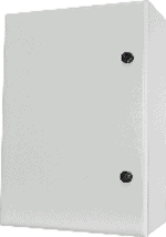 Durable metal enclosure designed for IP54 and IP65 rated protection against dust and water.