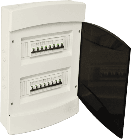Distribution box for electrical housing.