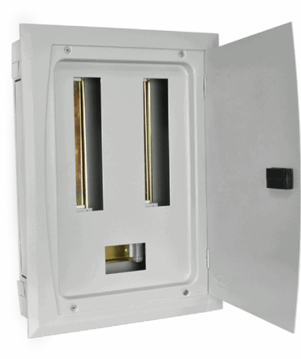 SEGA-M 12 Line Vertical Distribution Panel with Incomer for electrical distribution.