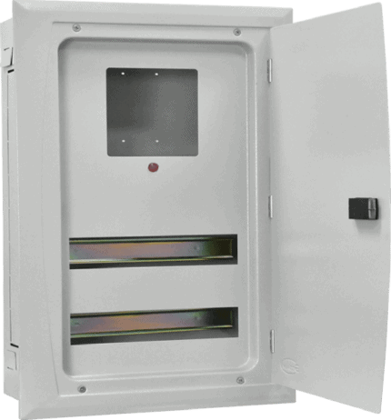 Distribution panel with KW/H meter for 220V systems.
