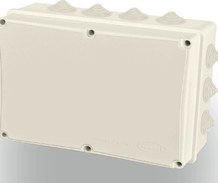 Electrical junction box for professional wiring solutions, durable plastic enclosure for secure